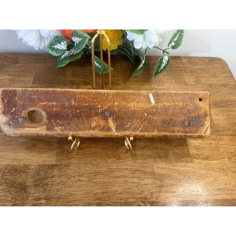 Antique Wooden Ice Saw Blade‎ Section Rustic Barn Decor Primitive Tool Farmhouse - Picture 7 of 7